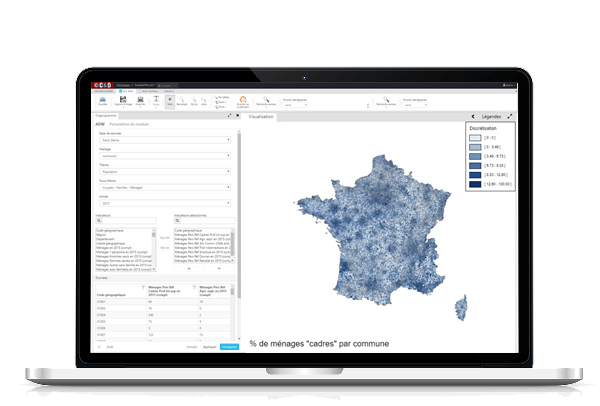 visuel articque data market