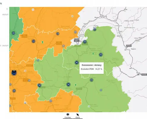 digitalisation de la relation client : carte des concessions