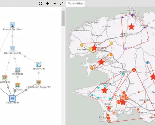 module barycentre dans cartes et donnees