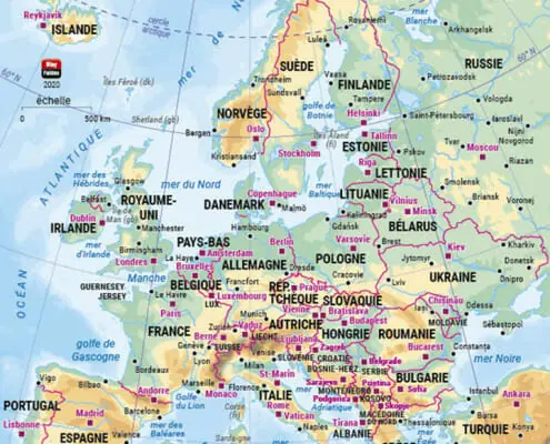 cartographie blay foldex de l'europe