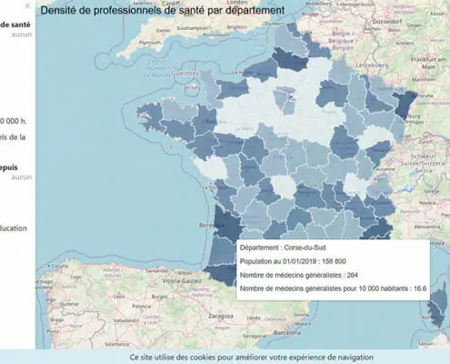 carte thematique de la densite de medecins generalistes