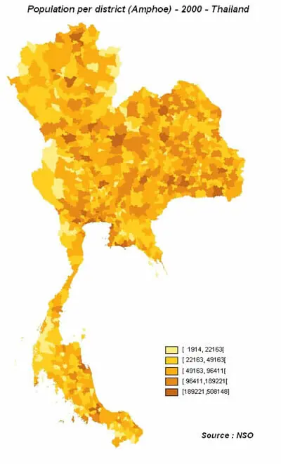 outils de cartographie : exemple de discretisation ratee