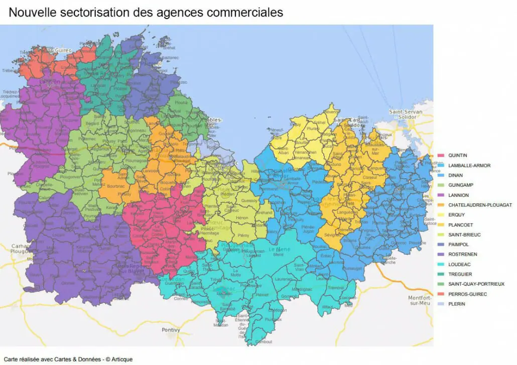 data et nouvelle sectorisation d’agences