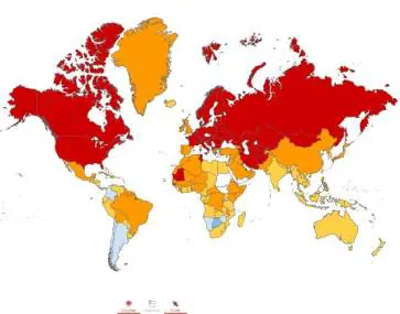 miniature carte interactive du rechauffement climatique