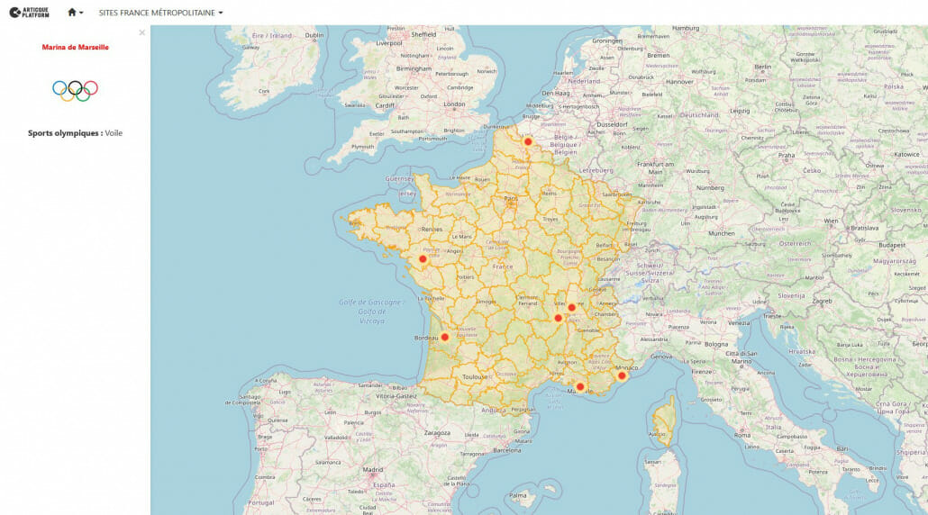 JO Paris 2024 les sites des épreuves olympiques en cartes