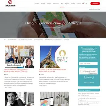 blog articque géodécisionnel