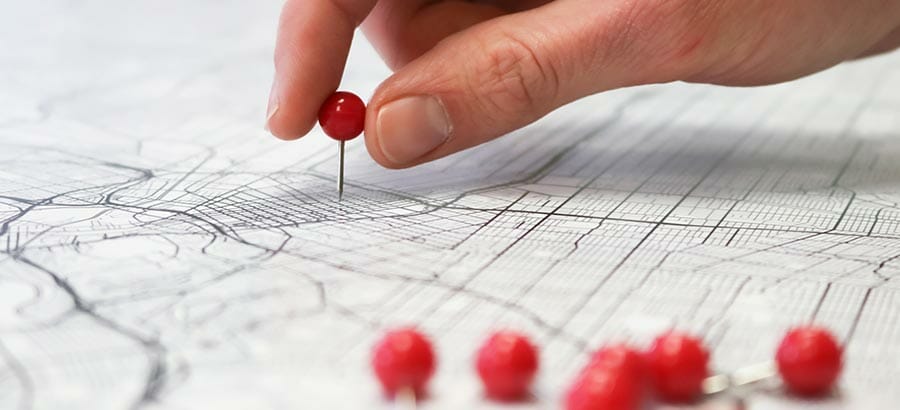 sectorisation carte papier