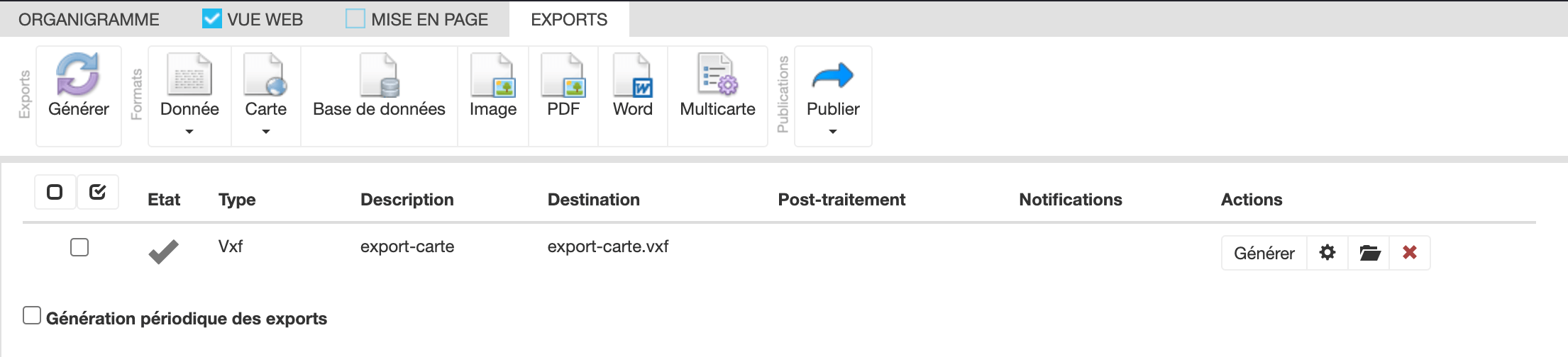 interface export cartes 1