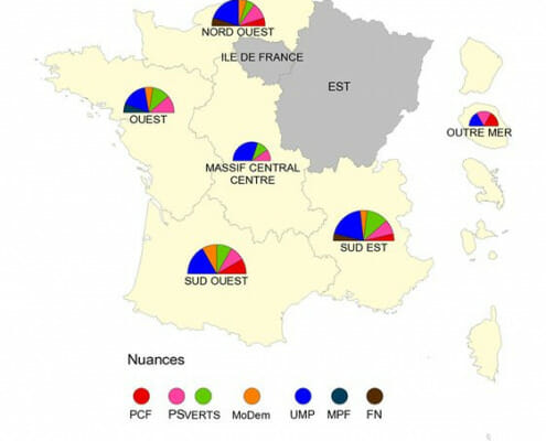 Elections européennes 2009 : nombre de députés élus en France