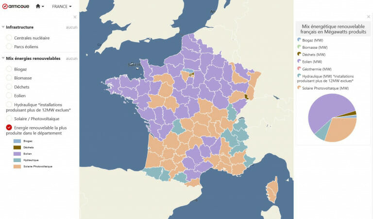 Le mix énergétique français et les énergies renouvelables - Articque