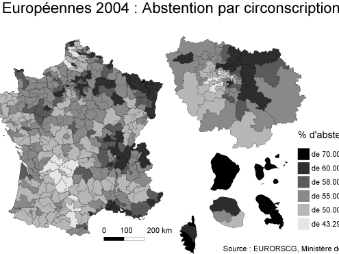 Elections européennes 2004 : abstention