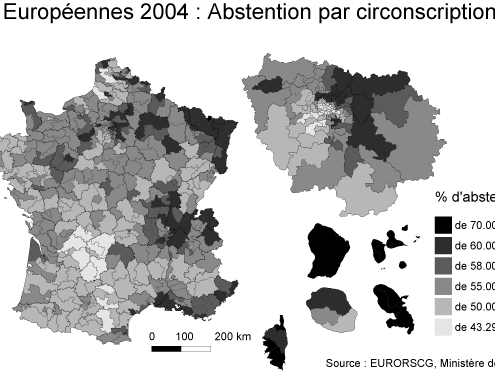 Elections européennes 2004 : abstention