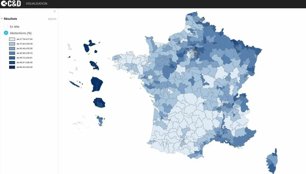 abstention au premier tour des législatives 2022