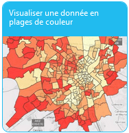 Visualiser une donnée en plages de couleurs modeles organigrammes