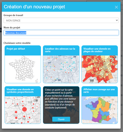 modèle d'analyse cartographique articque