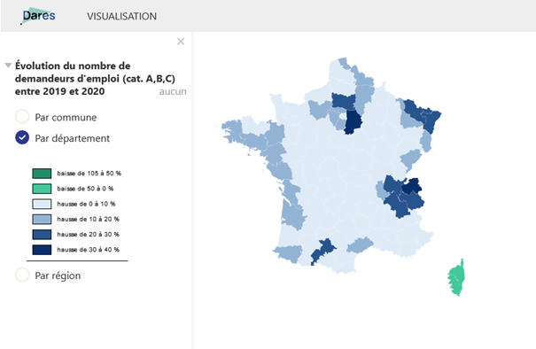 Observatoire des demandeurs d'emploi du Ministère du Travail