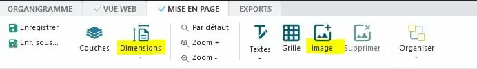 Paramétrer les dimensions d'une carte avant export avec Cartes & Données Online