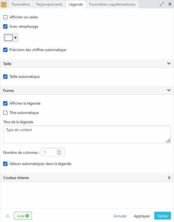 Paramétrer la légende des symboles proportionnels avec Cartes & Données Online