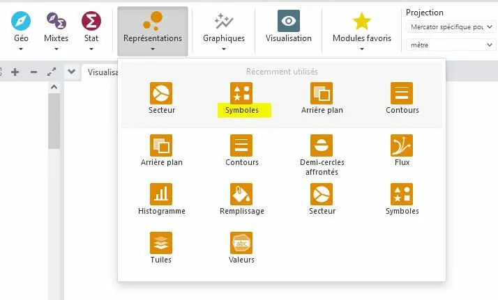 ajouter un module Symboles à son organigramme dans Cartes & Données Online