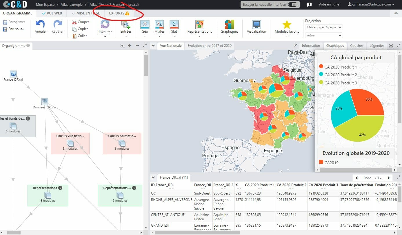 Créer une carte interactive avec Cartes & Données Online