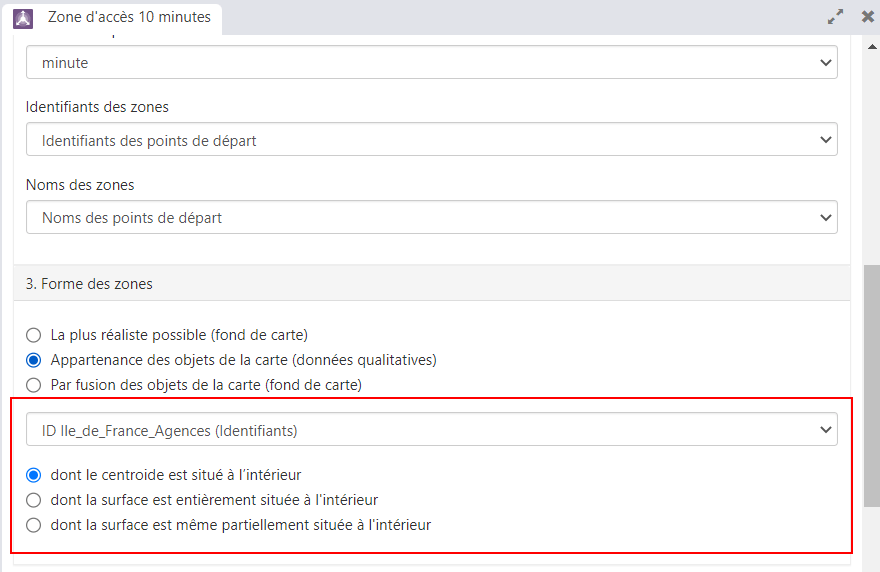 nouveautés module zone d'accès