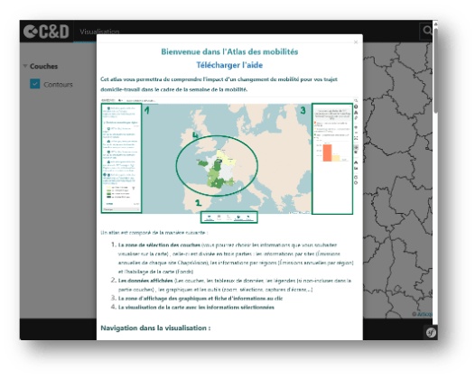 Navigation carte interactive - Atlas Articque by ChapsVision