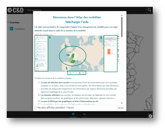 Navigation carte interactive - Atlas Articque by ChapsVision