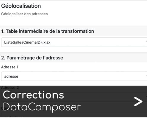 Corrections DataComposer Articque by ChapsVision