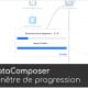 Fenêtre de progression DataComposer