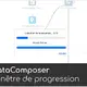 Fenêtre de progression DataComposer