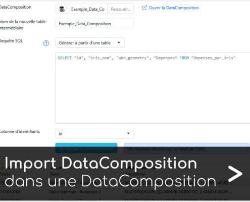Import DataComposition dans une autre DataComposition - Articque by ChapsVision