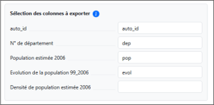 DataComposer Articque by ChapsVision : exports PGSQL
