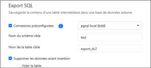DataComposer Articque by ChapsVision : exports PGSQL