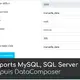 DataComposer - exports PostgreSQL, MySQL, SQL Server