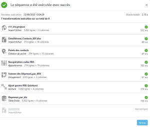 DataComposer Articque by ChapsVision : rapport exécution 