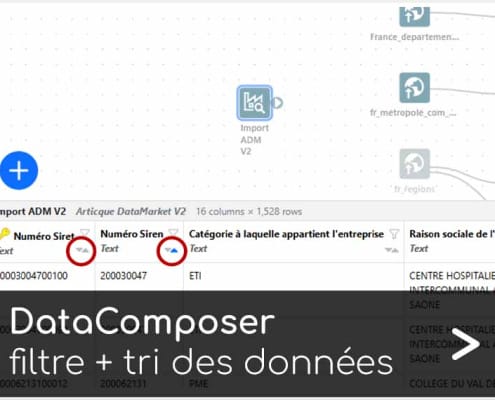 DataComposer Articque by ChapsVision : tri et filtre des données